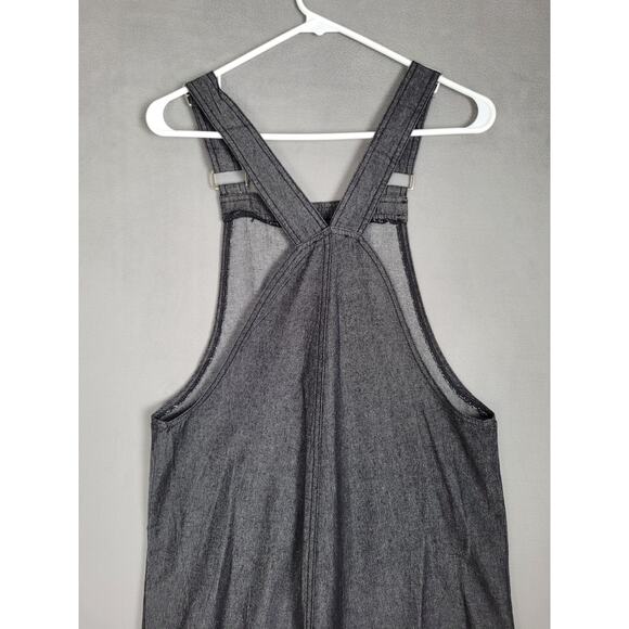 LOLOCCI Overall Shorts for Women Summer Romper Denim Jumpsuit Pockets Small - Picture 7 of 10